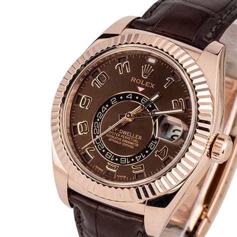 rolex sky dweller rose gold retail price|Rolex gold sky dweller price.